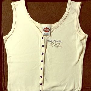 Ladies Harley Davidson 100th Anniversary Tank, M